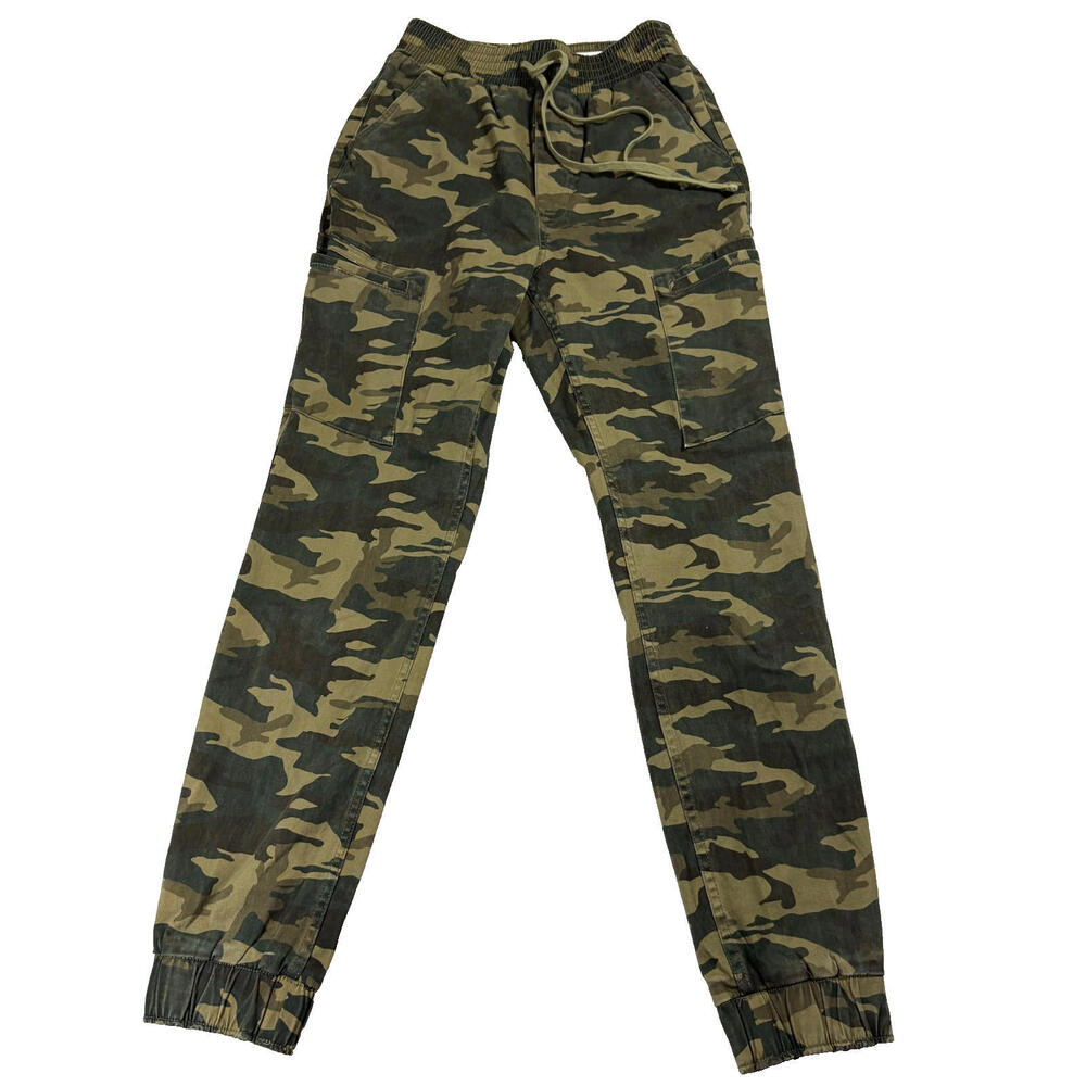 Hollister Camo Cargo Joggers Womens XS Ultra High Rise Streetwear Pants